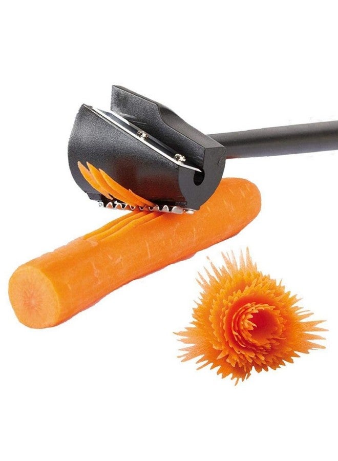 THW® Carrot Curler and Peeler Cucumber Vegetable Sharpener Peeler Slicer Fruit Cutter - Image 5