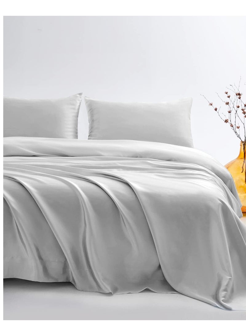 Classic 4-Piece King Bed Sheet Set – Deep Pocket Fitted Sheet & Pillowcases