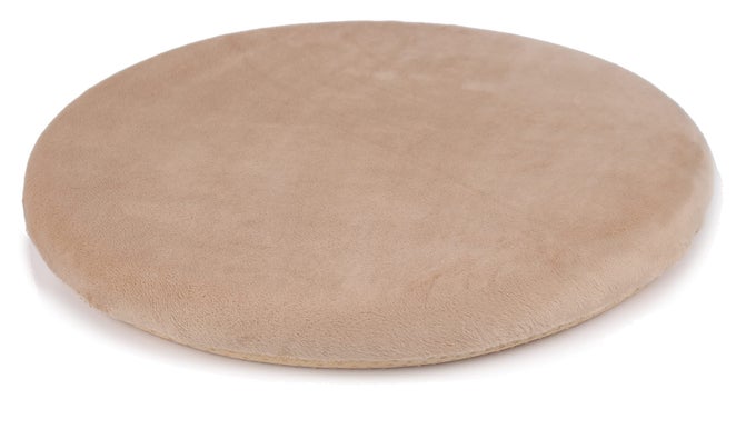 15 Round Seat Cushion Memory Foam Stool Cushion for Stool Chair Khaki