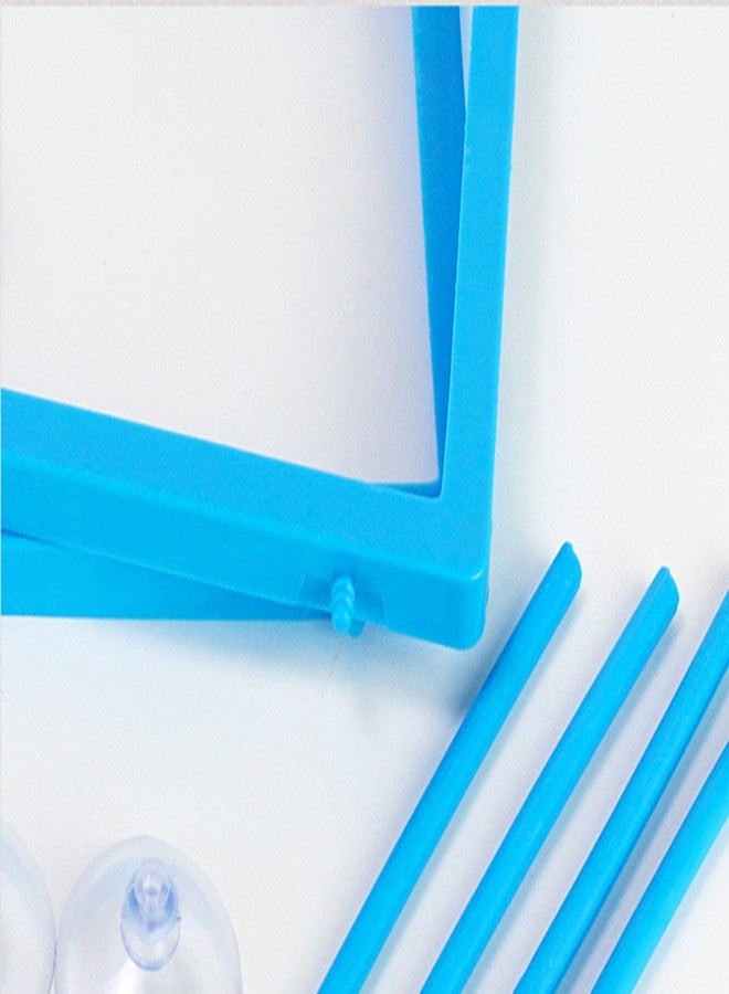 XMHF Fish Tank Aquarium Net Breeder, White Blue - Image 5