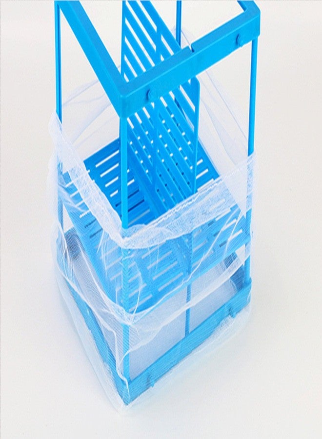 XMHF Fish Tank Aquarium Net Breeder, White Blue - Image 2