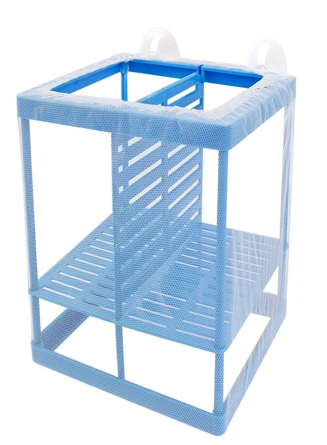 XMHF Fish Tank Aquarium Net Breeder, White Blue - Image 1