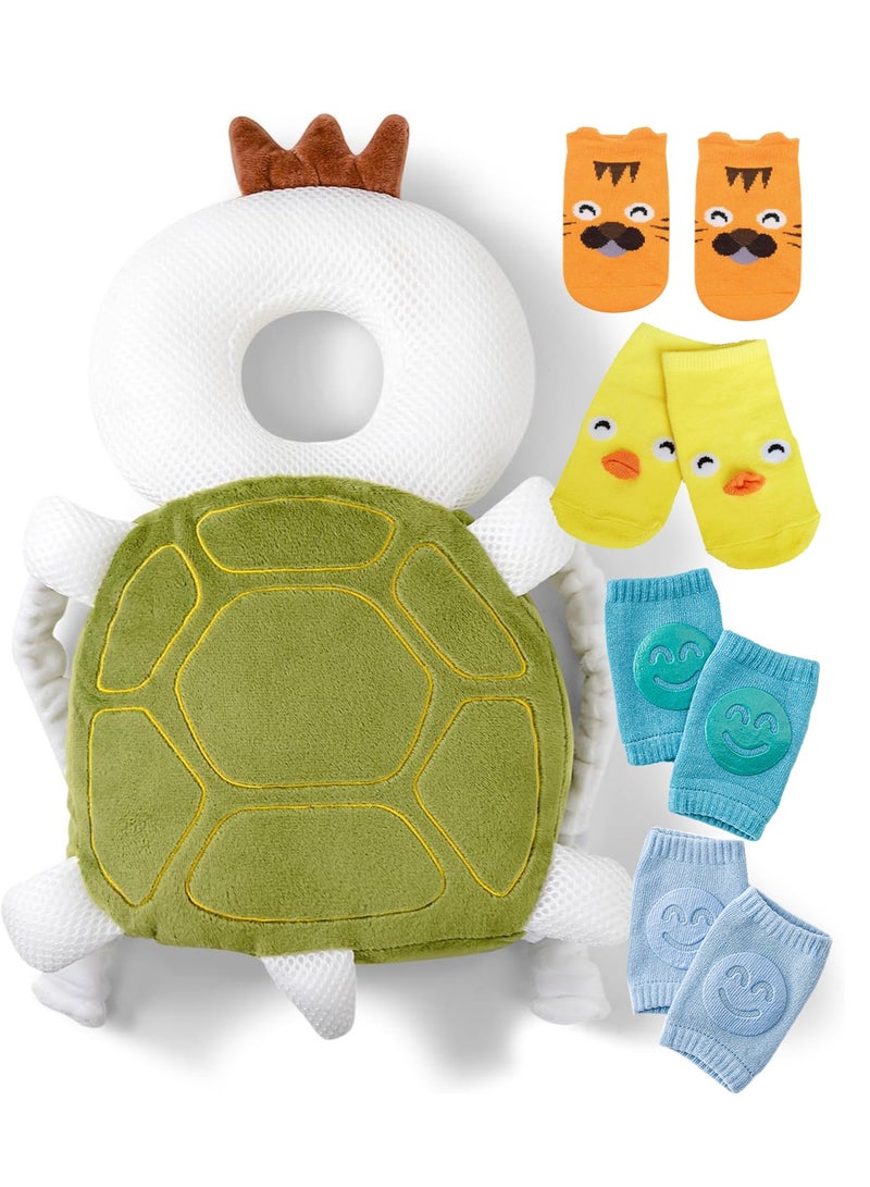 واقي رأس مشاية الأطفال، قابل للتعديل، حقيبة ظهر لحماية رأس الطفل، وسادة أمان للارتداء - Image 1