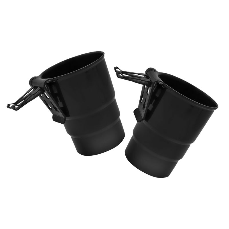 2pcs Car Air Vent Cup Holders Multi-Function Drink Holder Stand Car Portable Beverage Organizer For Car Air Vent Black - Image 4