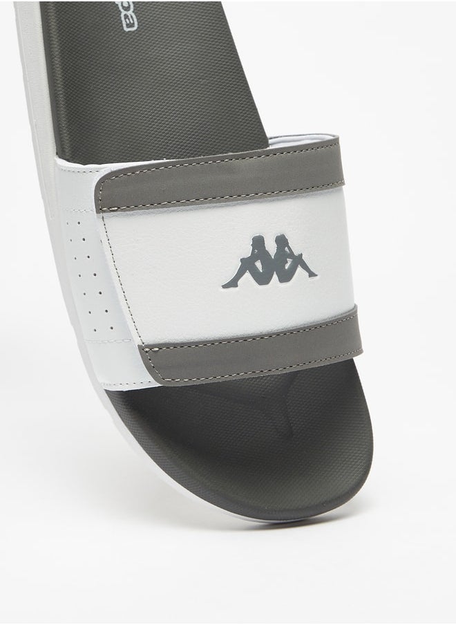 Kappa - Men's Logo Embossed Slip-On Slides - Image 1