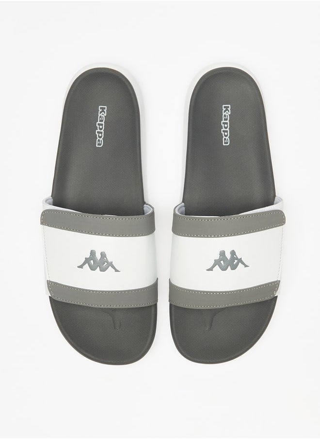 Kappa - Men's Logo Embossed Slip-On Slides - Image 1