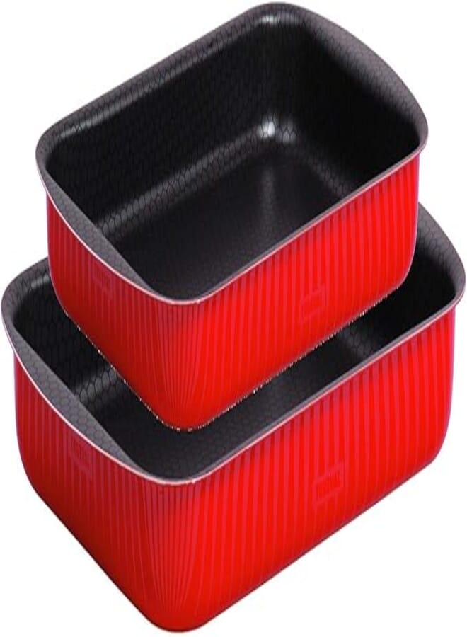 Trueval 2 Pieces Rectangular Oven Trays Set- Size 30, 35 Classic