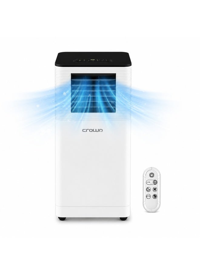 Crownline PAC-450 Portable Air Conditioner, 12000 BTU (1 Ton), 4-in-1 Cooling/Dehumidifier/Fan/Auto, 450 m³/h Airflow, Self-Evaporative, Remote Control, R410A, T3 Climate 3500 W PAC-450 White - Image 1