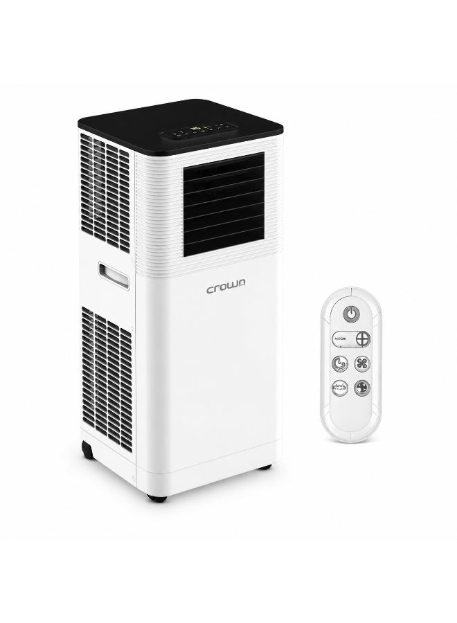 Crownline PAC-450 Portable Air Conditioner, 12000 BTU (1 Ton), 4-in-1 Cooling/Dehumidifier/Fan/Auto, 450 m³/h Airflow, Self-Evaporative, Remote Control, R410A, T3 Climate 3500 W PAC-450 White - Image 3