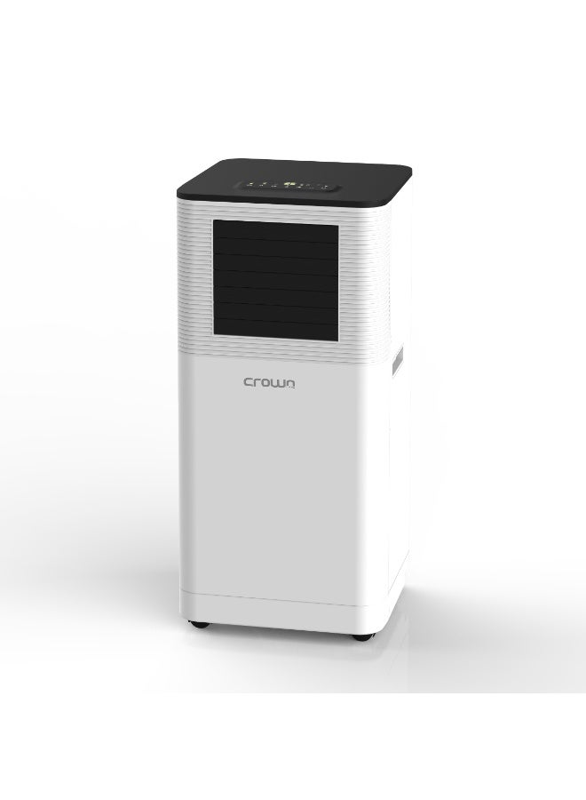 Crownline PAC-450 Portable Air Conditioner, 12000 BTU (1 Ton), 4-in-1 Cooling/Dehumidifier/Fan/Auto, 450 m³/h Airflow, Self-Evaporative, Remote Control, R410A, T3 Climate 3500 W PAC-450 White - Image 4