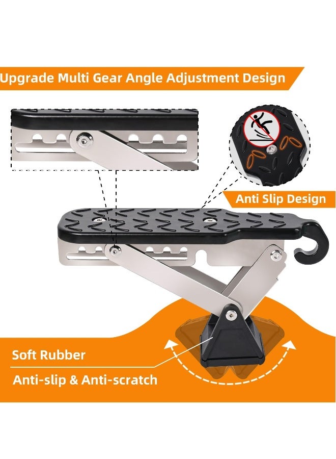 Generic Adjustable Car Door Step, Stand Pedal for Door Latch, Roof Access Door Step for Car, Supports Both Feet, Roof Rack Accessories for SUVs and Vehicles  - Image 3