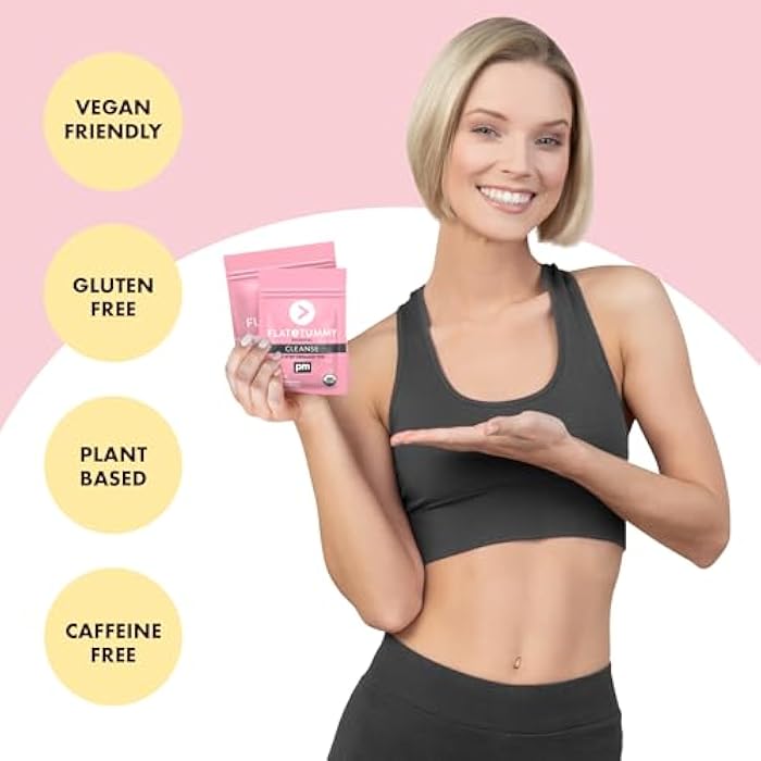 Flat Tummy Tea – 2-step, 4 Week Program – Detox Tea to Boost Energy & Reduce Bloating* - All Natural Detox Cleanse w/ Green Tea, Lemon Balm, Dandelion, Fennel, & More - Digestion support - Image 4