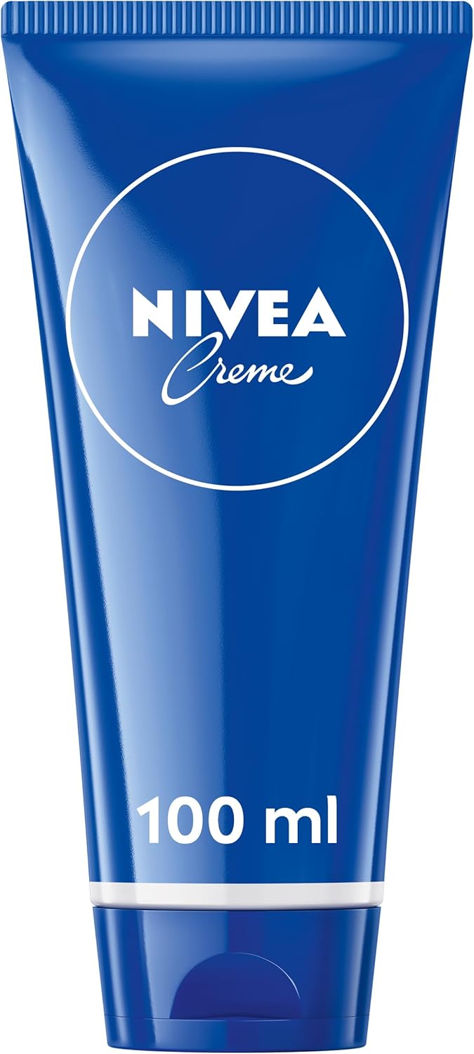 NIVEA Creme Tube 100ml Moisturising Cream Provides Intensive Protective Care for Soft and Supple Skin Ideal for Daily Use as a Face Hand or Body Cream
