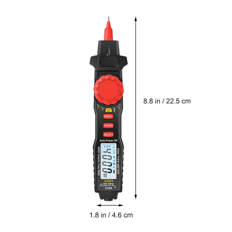 Pen Shaped Digital Multimeter Tester 2000 Counts Voltage Detection 0 600V DC AC Non Contact Handheld Electrical Testing Tool - Image 3