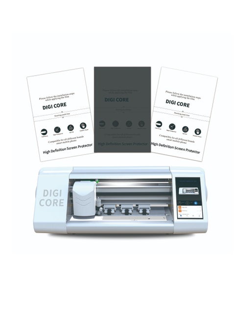 Mobile Phone Film Cutting Machine Smart Fully Automatic Touch Screen Control Automatic Cutting Film Suitable For Mobile Phone Tablet Notebook And Laptop Vinyl Cutting Machine Use For Multipurpose Mobile Skin Cutting Machine