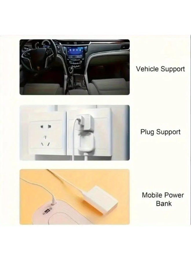 unikbebe Baby Wipe Warmer, Portable Wet Wipes Warmer, Baby Wipe Warmers USB Powered, Constant Temperature Portable Wipe Warmer, Silent & Moisturizing Dispenser for Home and Travel, White - Image 5