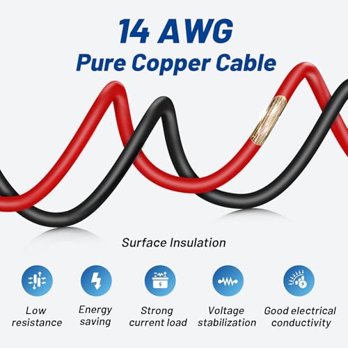 Anina DC 12V/24V Car Refrigerator Freezer Power Cord Cable 10 FT for Fridge Freezers for Alpicool, COSTWAY, ARB, ICECO, Setpower, Aspenora, JoyTutus 12 Volt Portable Compressor Cooler Power Adapter - Image 4