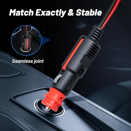 Anina DC 12V/24V Car Refrigerator Freezer Power Cord Cable 10 FT for Fridge Freezers for Alpicool, COSTWAY, ARB, ICECO, Setpower, Aspenora, JoyTutus 12 Volt Portable Compressor Cooler Power Adapter - Image 5