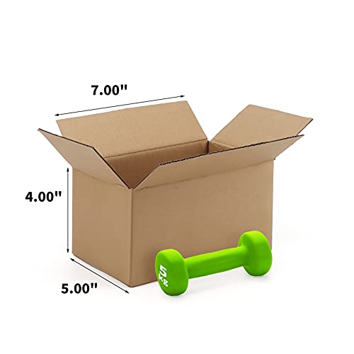 CRUGLA Shipping Corrugated Boxes Mailers 7x5x4 inch, Kraft Cardboards Packing Boxes for Small Business Packs of 25 - Image 2
