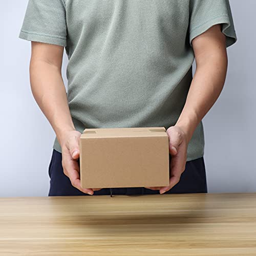 CRUGLA Shipping Corrugated Boxes Mailers 7x5x4 inch, Kraft Cardboards Packing Boxes for Small Business Packs of 25 - Image 4