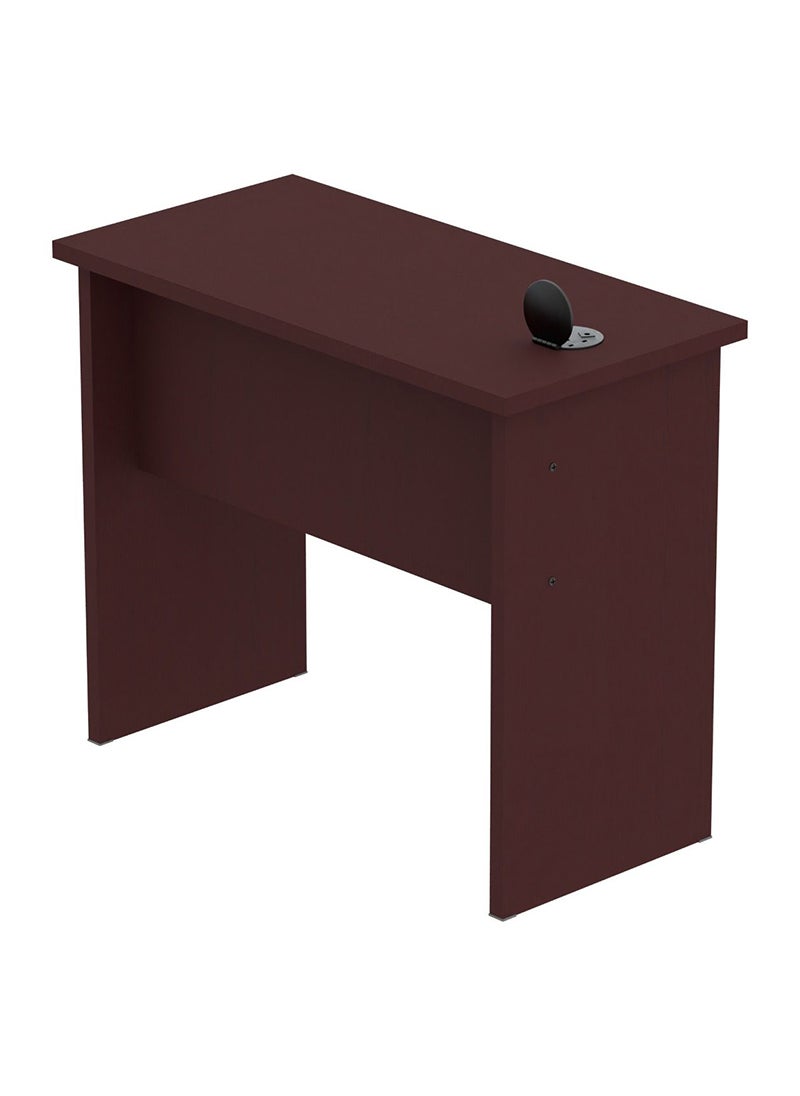 Mahmayi - Mahmayi Apple Cherry Study Table for Home Schools 90 cm with 51-1H Round Desktop Power Module with USB Slot for Office Desk - Black - Image 1