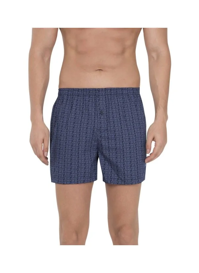 جوكي Jockey 8222 Men Super Combed Mercerized Cotton Woven Checkered Inner Boxers with Ultra soft and Durable Inner Waistband Pack of 2