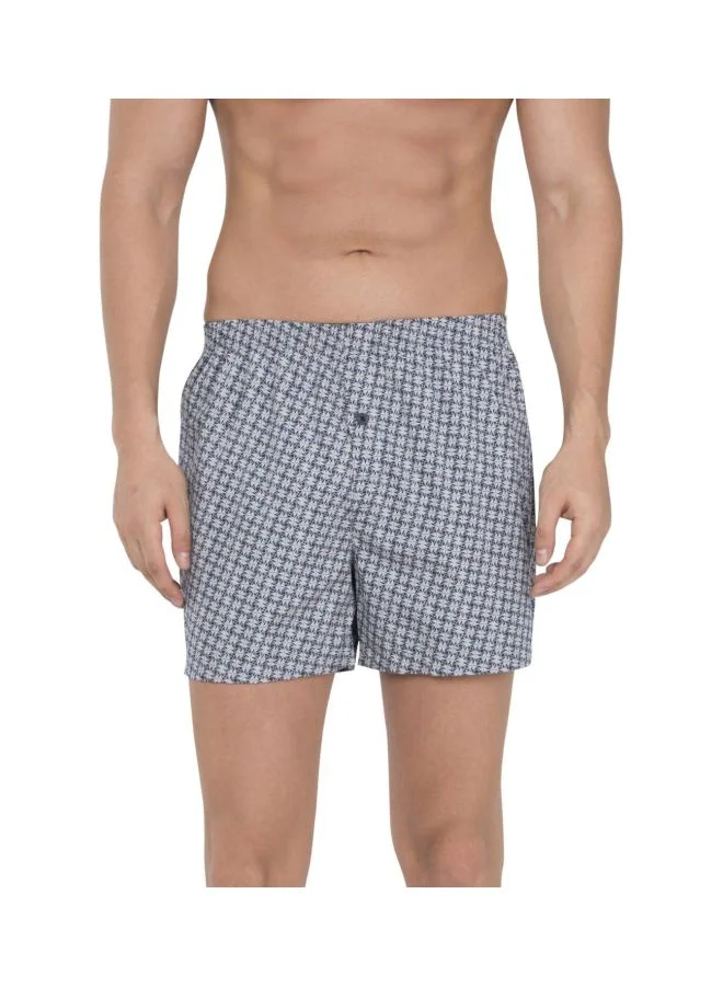 JOCKEY Jockey 8222 Men Super Combed Mercerized Cotton Woven Checkered Inner Boxers with Ultra soft and Durable Inner Waistband Pack of 2