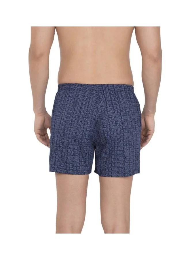 جوكي Jockey 8222 Men Super Combed Mercerized Cotton Woven Checkered Inner Boxers with Ultra soft and Durable Inner Waistband Pack of 2