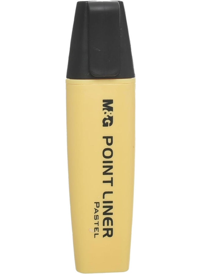 M&G Highlighter Pen, Clear and Gentle Highlighting, Chisel Tip Pastel - Image 1