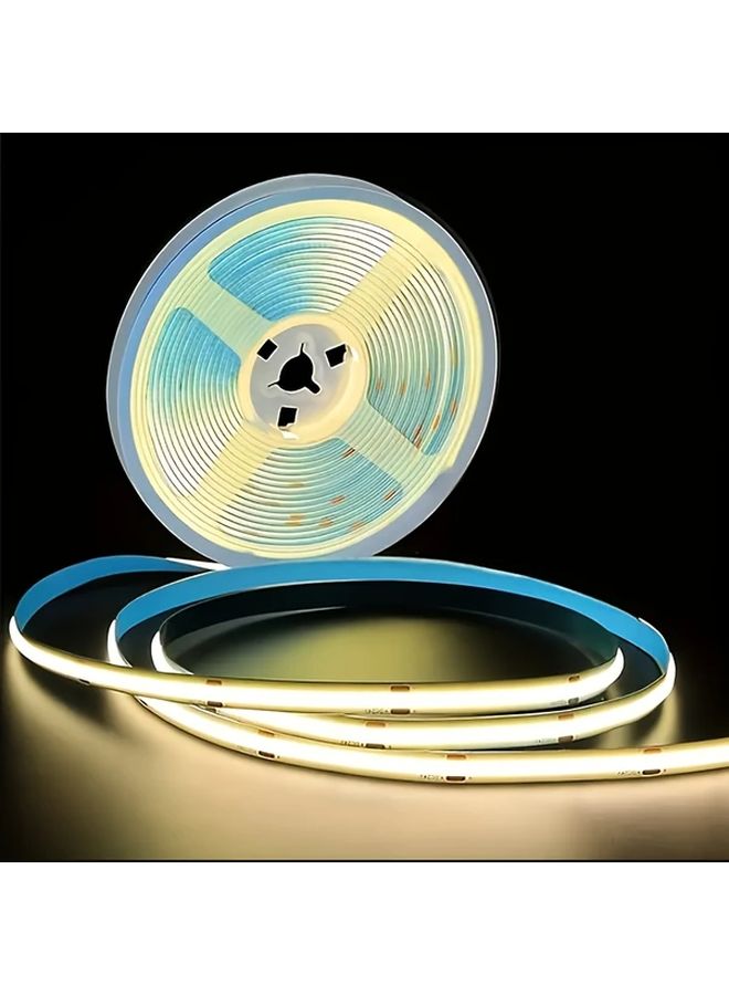 COB LED Strip Light 6 56 FT 6000K Flexible Uniform Adhesive Backing Easy Install - Image 1