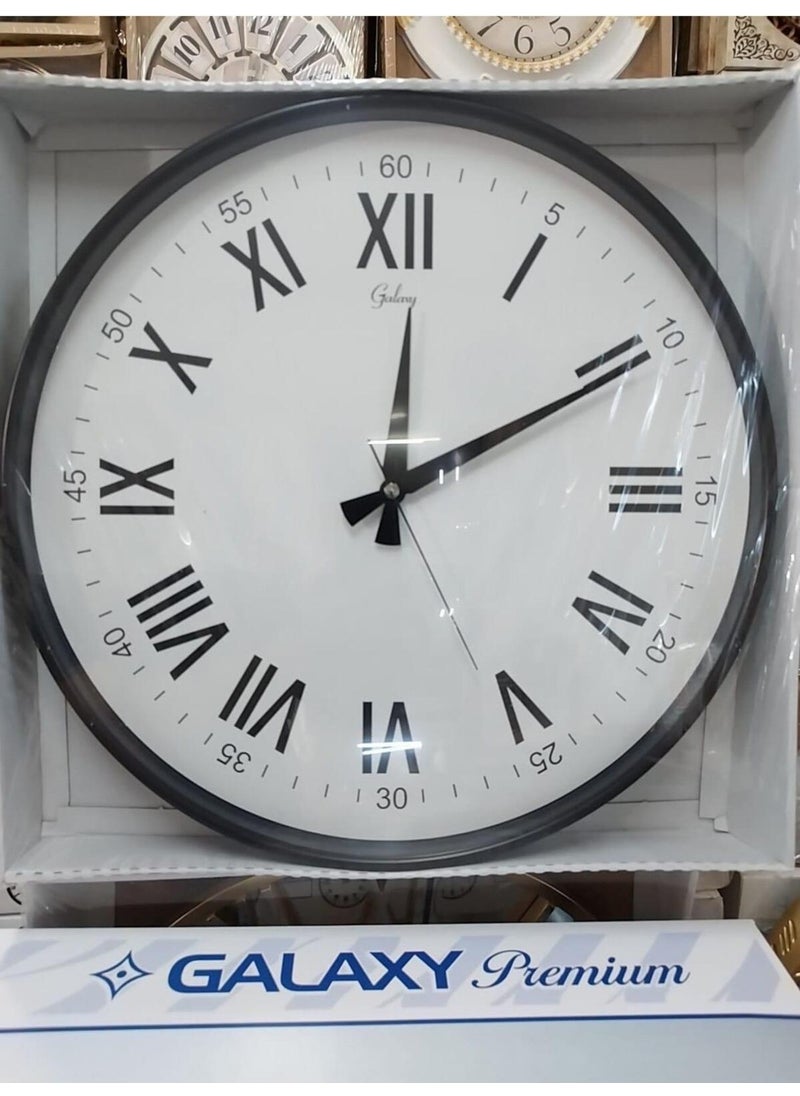 Galaxy 717-K-3 Wall Clock Black  - Image 2