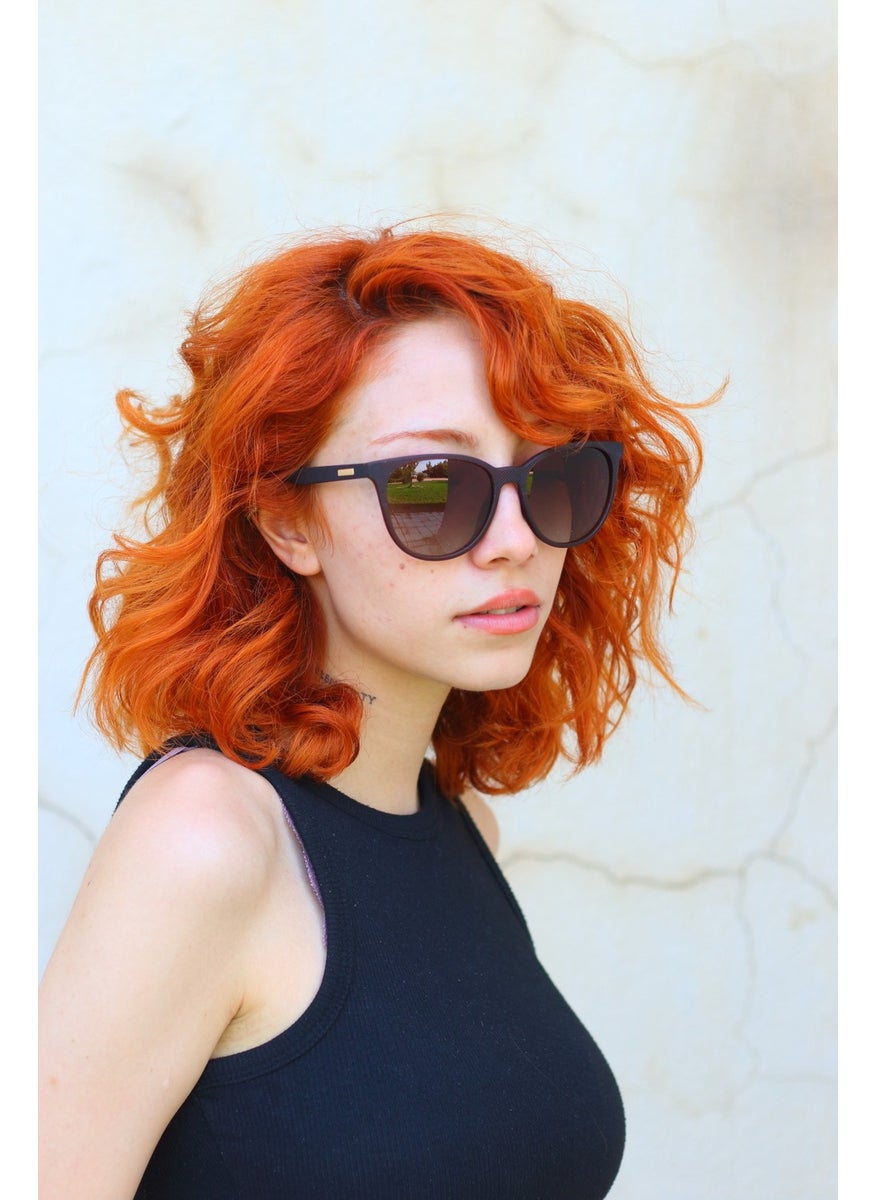 Focus On Agatha Brown Polarized Sunglasses  - Image 4