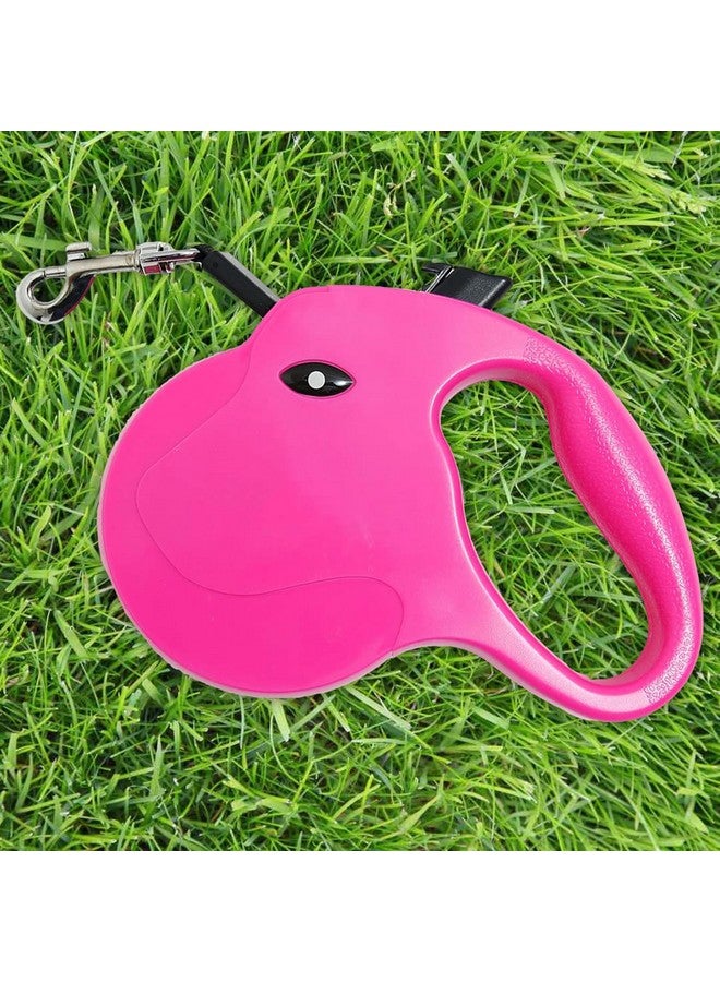 هارتس مقود قابل للسحب للكلاب | زر واحد للكسر مع قفل أمان | مقبض أوتوماتيكي غير قابل للانزلاق | Windog-1092 | مقبض مبطن ناعم لقبضة مريحة | ملحق تدريب الحيوانات الأليفة والمشي | أحمر وردي - Image 1