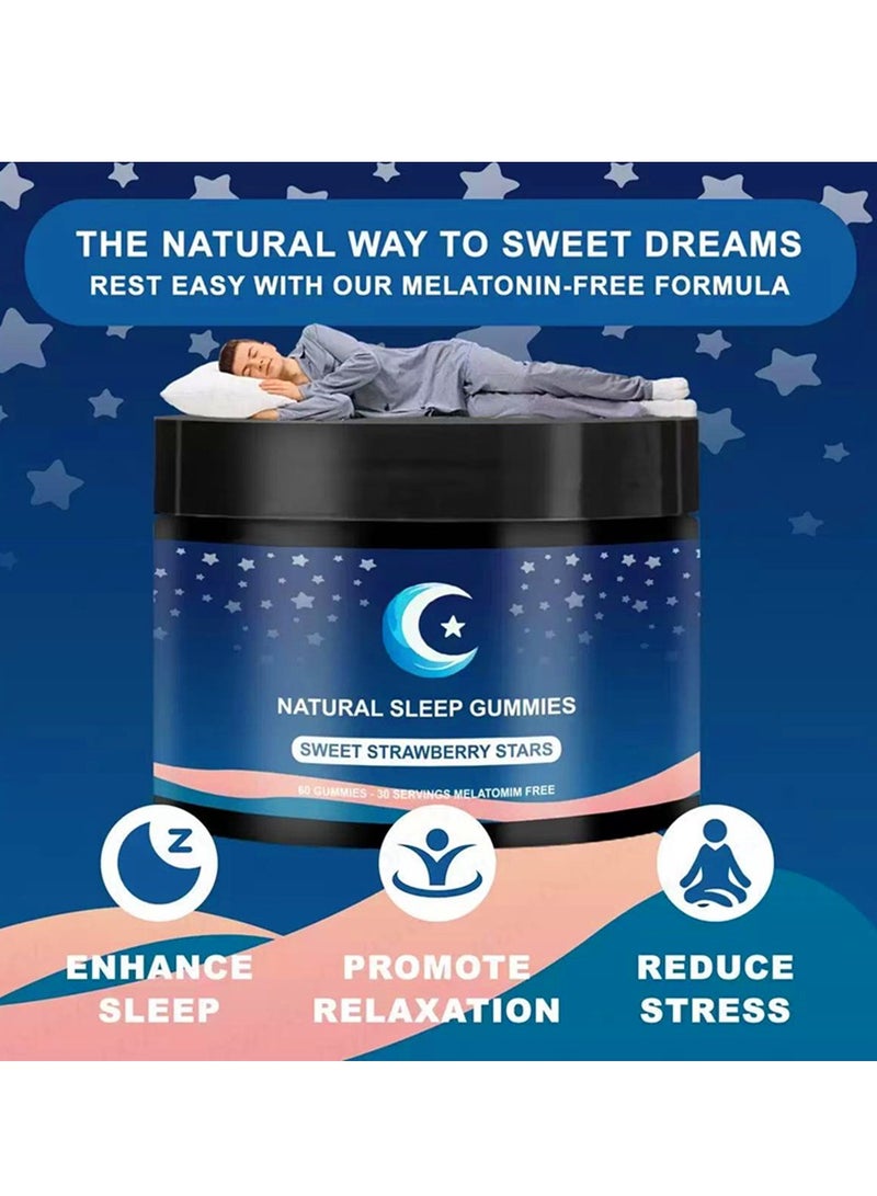 Natrolabs Melatonin Sleep Gummy Bears 60 Count Night Sleep Aid Natural Berry Flavor Vegan Non GMO Gluten Free  - Image 3