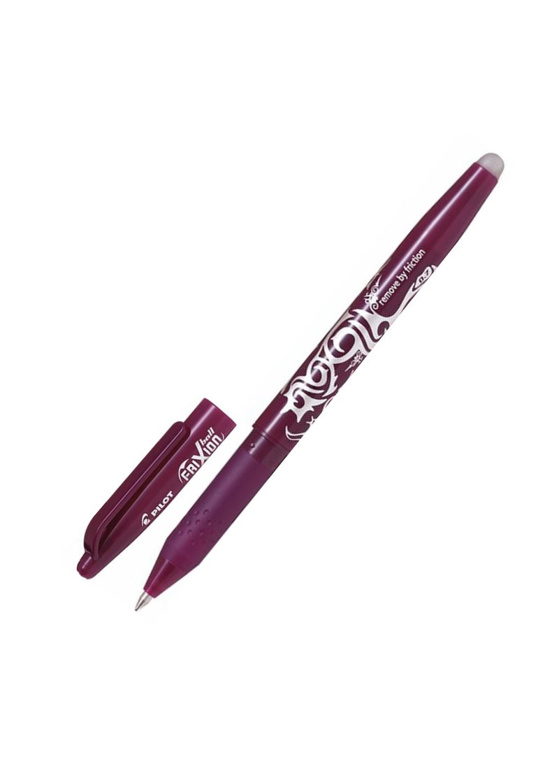 PILOT 3-Piece Frixion Erasable Ball Pen 0.7mm Tip Violet Ink  - Image 2