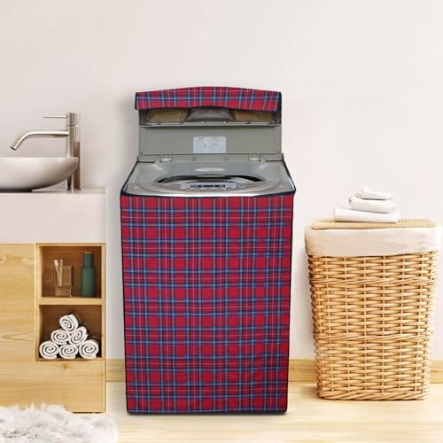 Lithara Top Load Fully Automatic Washing Machine Cover for LG, Samsung, IFB, Whirlpool, Suitable for 7 kg & 7.5 KG - Waterproof, Dustproof Cover (Print-6) - Image 2