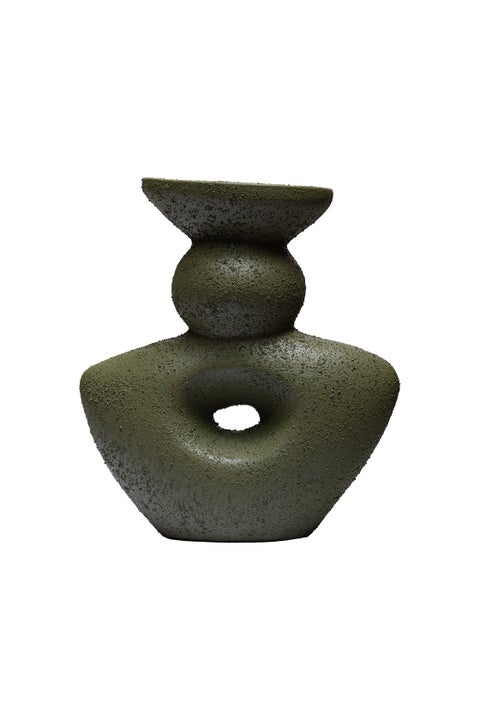 Oracle Pottery Vase H22CM*W22CM - Green