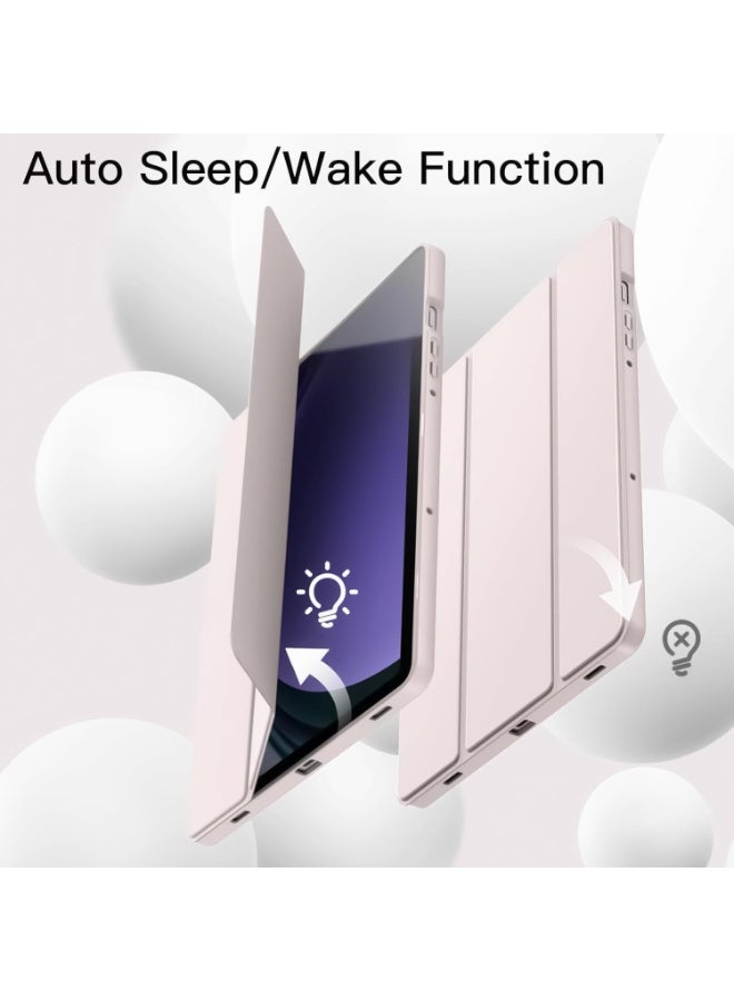 Case Compatible with Honor Pad 10 (12.1 Inch) Stand Function, Smart Cover with Auto Sleep Wake, Protective Case in Tpu Anti-Scratch - Pink - Image 5
