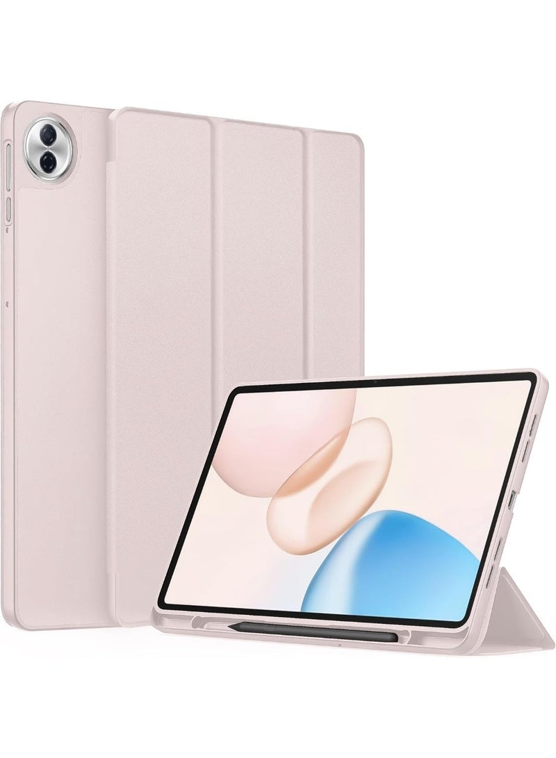 Case Compatible with Honor Pad 10 (12.1 Inch) Stand Function, Smart Cover with Auto Sleep Wake, Protective Case in Tpu Anti-Scratch - Pink - Image 1