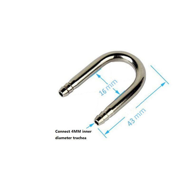 ® Stainless Steel Aquarium Fish Tank U Bend for Diffuser Airtube by Petzlifeworld