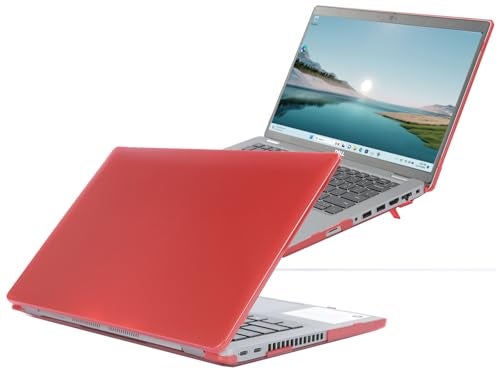 mCover Case ONLY Compatible for 20232024 14 Dell Latitude 5440 5450 SeriesPrecision 3480 3490 Series Windows Notebook Computer NOT Fitting Any Other Dell Models Red - Image 1