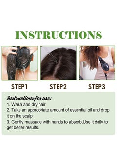 EELHOE Rosemary Mint Scalp & Hair Strengthening Oil /Infused With Mint& Encourages Gloss 60ml  - Image 4