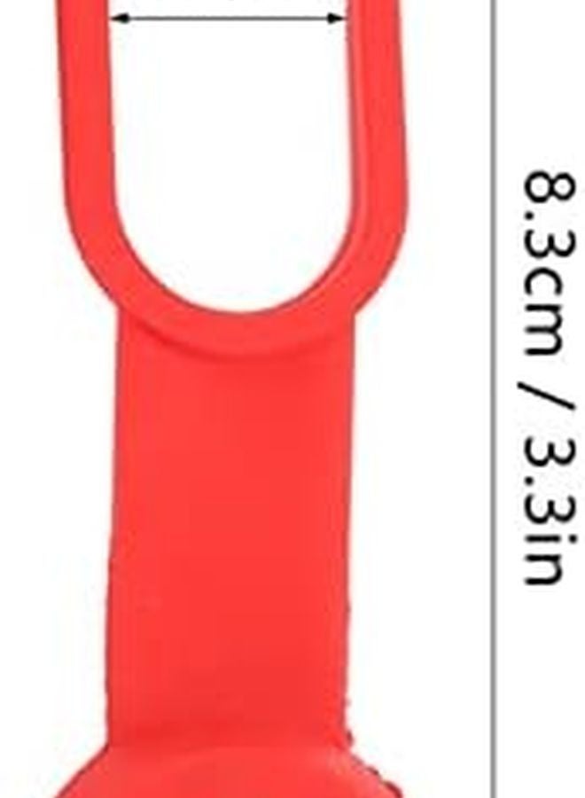 كاشف العواميد المغناطيسي العام المحمول بمقبض ناعم، ماسح الحائط المنزلي الأحمر من الفولاذ المقاوم للصدأ - Image 3