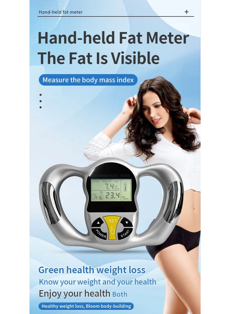 general Body Fat Analyzer, Handheld Body Fat Measuring Instrument, Body Fat Measurement Bmi Meter, Fat Analyzer, Monitoring Body Fat Percentage Measuring Machine, Body Fat Tester, Fitness Analyzer, Multifunctional Portable Body Fat Measuring Device for Weight Loss, Fitness Monitoring, Personal Health - Image 2