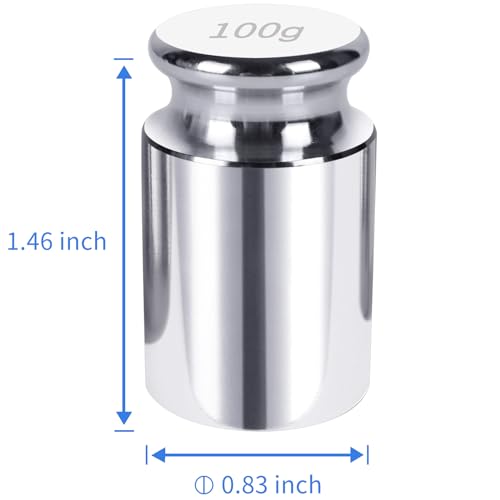 QP Calibration Weights, 100 Gram OIML Class M1 High Precision Scale Weights, Stainless Steel Gram Weights, Chrome Finish, Scale Calibration Weights for Digital Scale, Kitchen Scale, Pocket Scale - Image 5