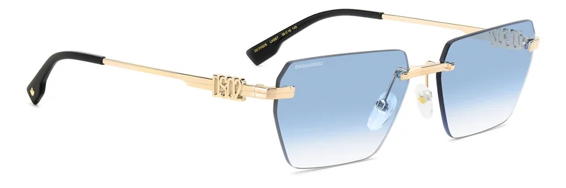 DSQUARED2 Rectangular Geometrical Sunglasses Frames