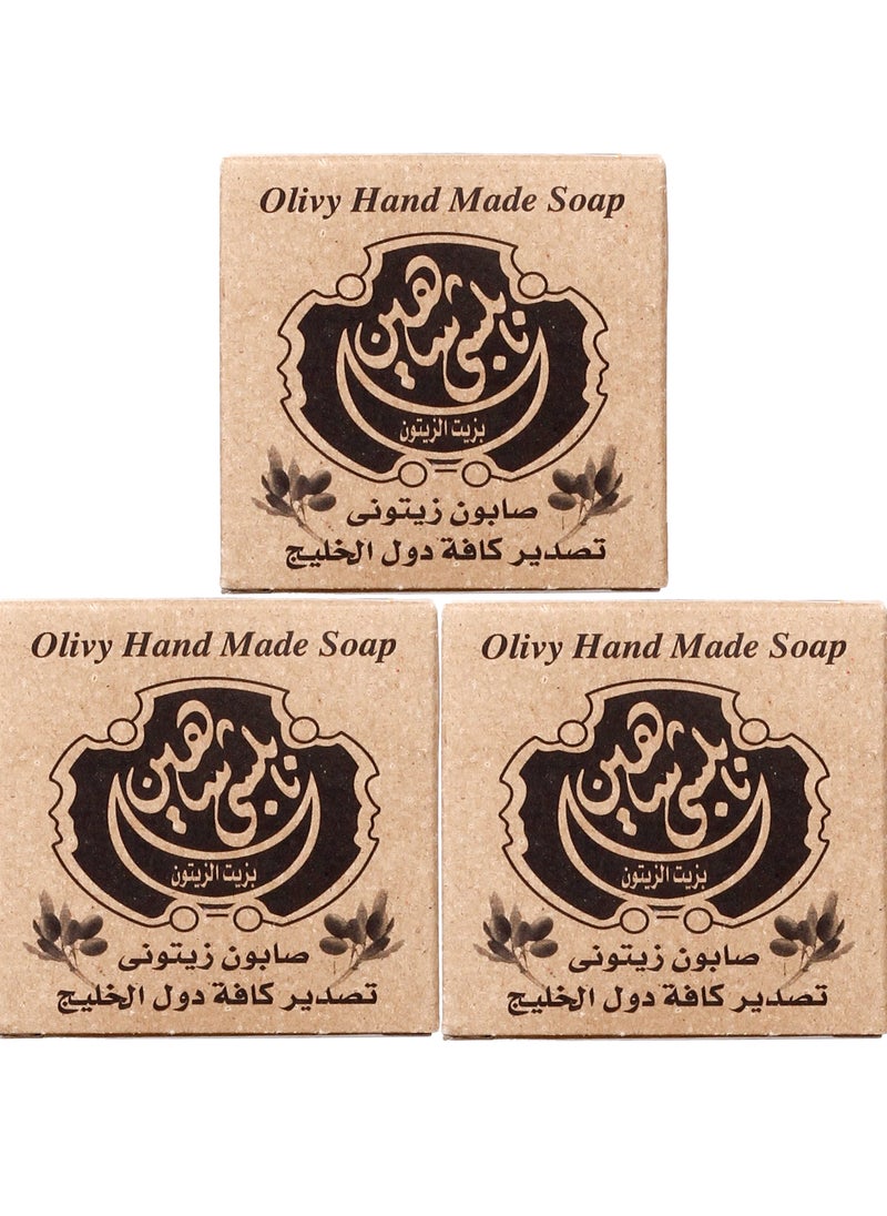 ماركة غير محددة - صابون نابلسي شاهين-3 قطع صابون - Image 1