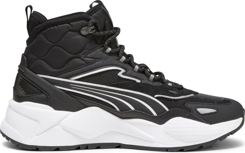 PUMA Black- White Rs-X Hi Black Casual Sports Shoes