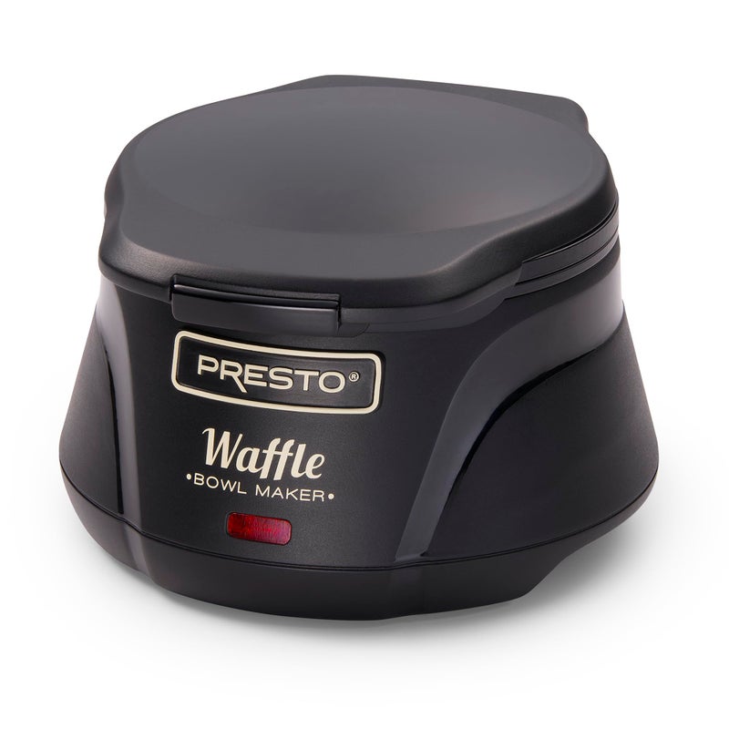Presto! Presto 03500 Belgian Waffle Bowl Maker,Black, 9.3 x 8.25 x 5.25 inches  - Image 2