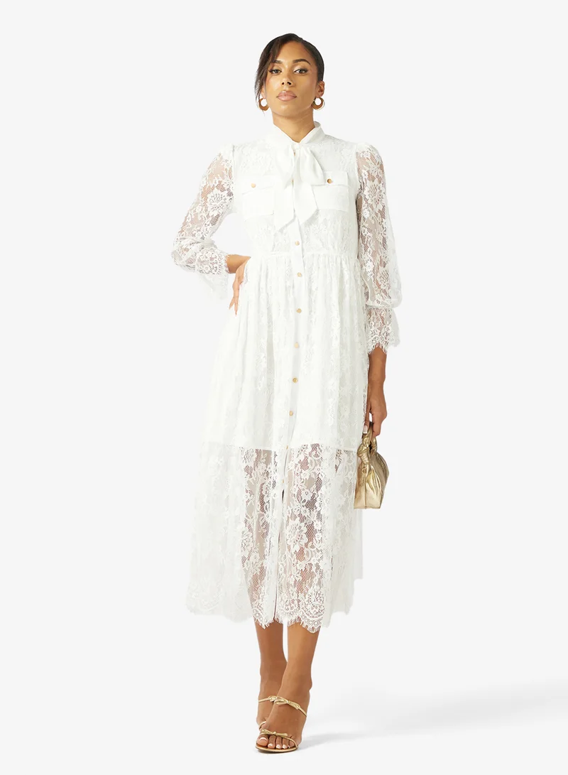 ELLA Lace A-libe Dress